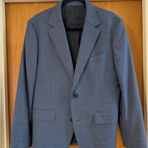 Bonobos Men's Blue Checkered Blazer